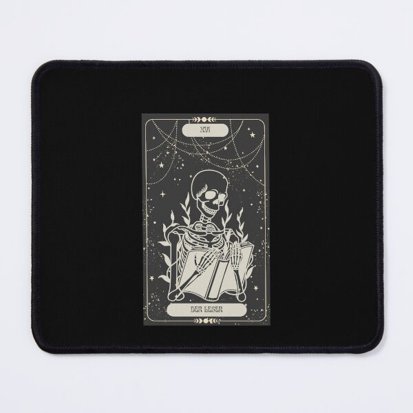Item preview, Der Leser | Illustration of a Skull | Black Background designed and sold by RM-Journey.