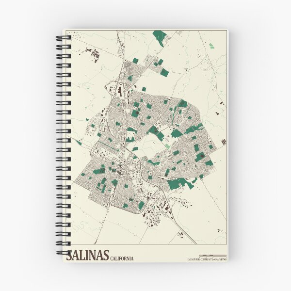 Item preview, Salinas Street Map designed and sold by mapsbymo.