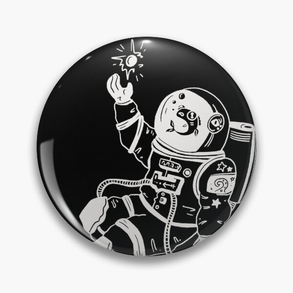 Item preview, Astronautical: fish in a spacesuit (white) designed and sold by TheDoodlemancer.