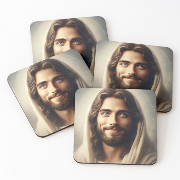 Item preview, Jesus Smiling , Jesus Christ , Jesus Face, Lord Christ, Christian designed and sold by stylishdzign.