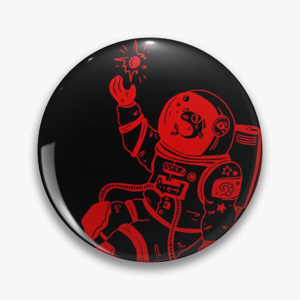 Item preview, Astronautical: fish in a spacesuit (red) designed and sold by TheDoodlemancer.