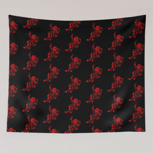 Item preview, Astronautical: fish in a spacesuit (red) designed and sold by TheDoodlemancer.