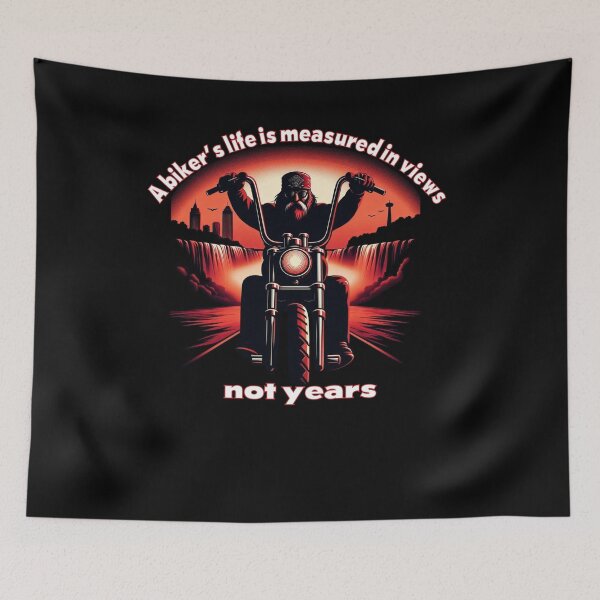 Item preview,  A bikers life is measured in views ,not years 2 designed and sold by TomVtX.