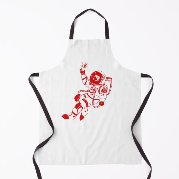 Item preview, Astronautical: fish in a spacesuit (red and white) designed and sold by TheDoodlemancer.