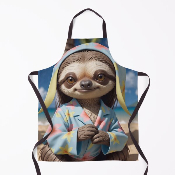 Item preview, Cute Sloth On The Beach designed and sold by TheArtOfPat.