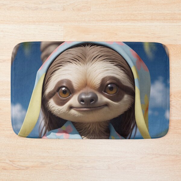 Item preview, Cute Sloth On The Beach designed and sold by TheArtOfPat.