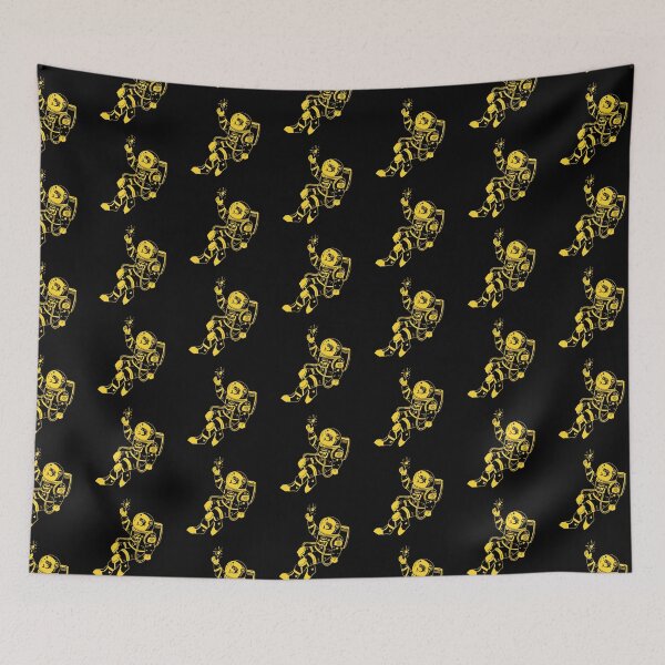 Item preview, Astronautical: fish in a spacesuit (yellow) designed and sold by TheDoodlemancer.