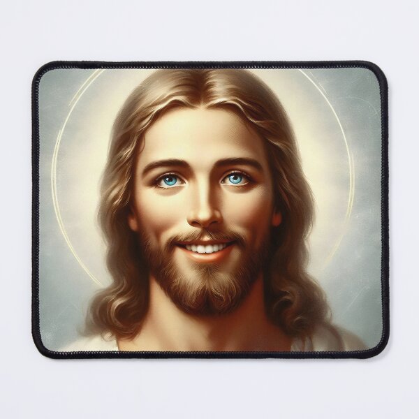 Item preview, Jesus Smiling , Jesus Christ , Jesus Face, Lord Christ, Christian designed and sold by stylishdzign.