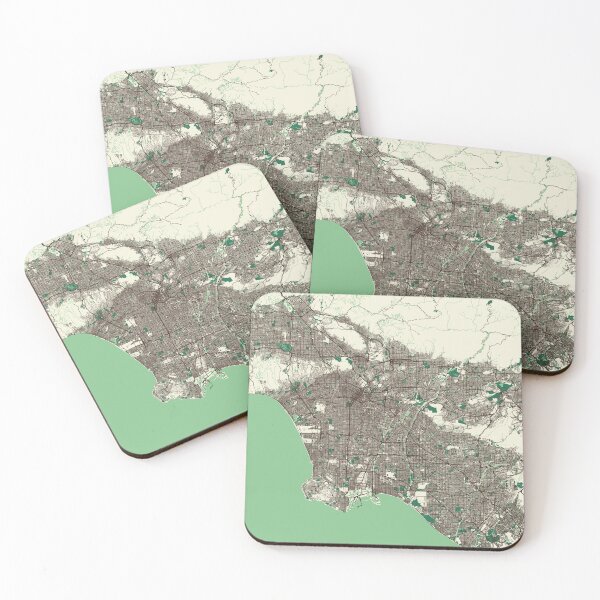 Item preview, Los Angeles Street Map designed and sold by mapsbymo.