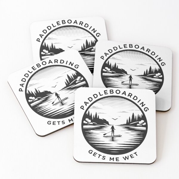 Item preview, Paddleboarding gets me wet designed and sold by Bauerthreads.