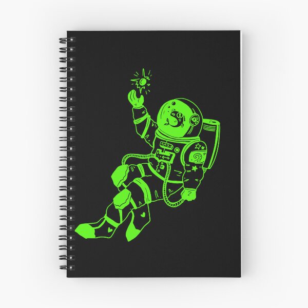 Item preview, Astronautical: fish in a spacesuit (green and black) designed and sold by TheDoodlemancer.