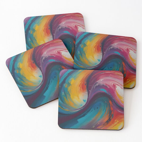 Item preview, Vibrant Abstract Artwork: A Dance of Colors Unleashing Creative Energy and Imagination designed and sold by PillowTalkyZone.