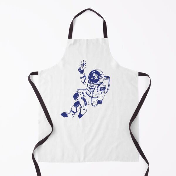 Item preview, Astronautical: fish in a spacesuit (navy and white) designed and sold by TheDoodlemancer.
