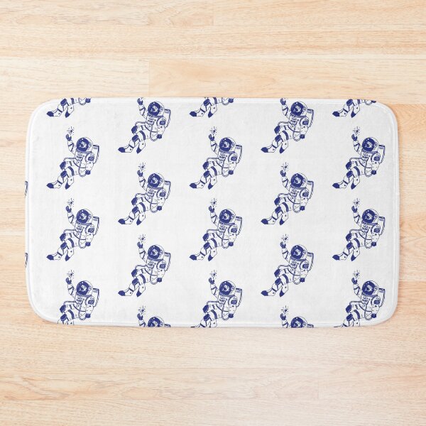 Item preview, Astronautical: fish in a spacesuit (navy and white) designed and sold by TheDoodlemancer.