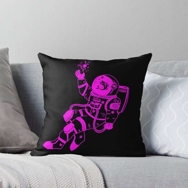 Item preview, Astronautical: fish in a spacesuit (pink and black) designed and sold by TheDoodlemancer.