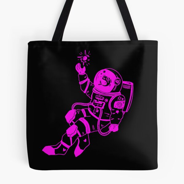 Item preview, Astronautical: fish in a spacesuit (pink and black) designed and sold by TheDoodlemancer.