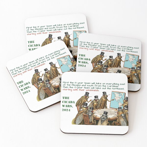 Item preview, The Cicada Wars of 2024 designed and sold by FamouslyStupid.