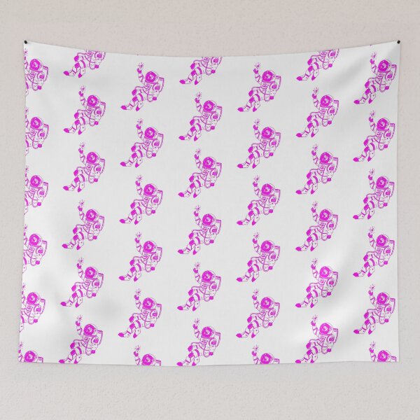 Item preview, Astronautical: fish in a spacesuit (pink and white) designed and sold by TheDoodlemancer.