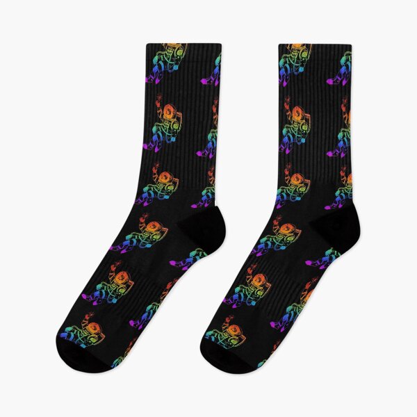 Item preview, Astronautical: fish in a spacesuit (dark rainbow) designed and sold by TheDoodlemancer.