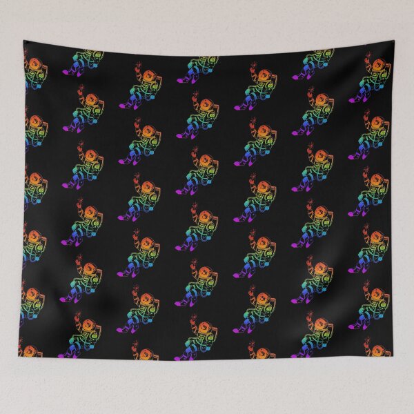 Item preview, Astronautical: fish in a spacesuit (dark rainbow) designed and sold by TheDoodlemancer.