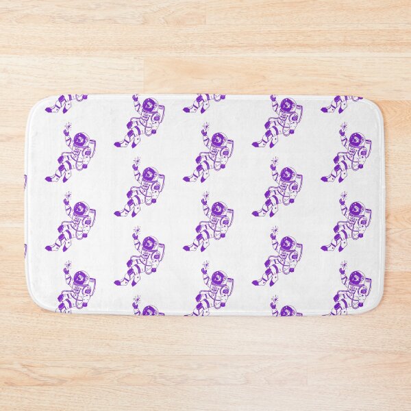 Item preview, Astronautical: fish in a spacesuit (purple and white) designed and sold by TheDoodlemancer.