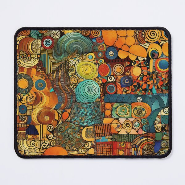 Item preview, Abstract golden painting. Vintage art with gold. Abstract pattern in the style of mosaic artists. designed and sold by SculpterioShop.