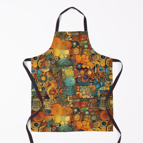 Item preview, Abstract golden painting. Vintage art with gold. Abstract pattern in the style of mosaic artists. designed and sold by SculpterioShop.