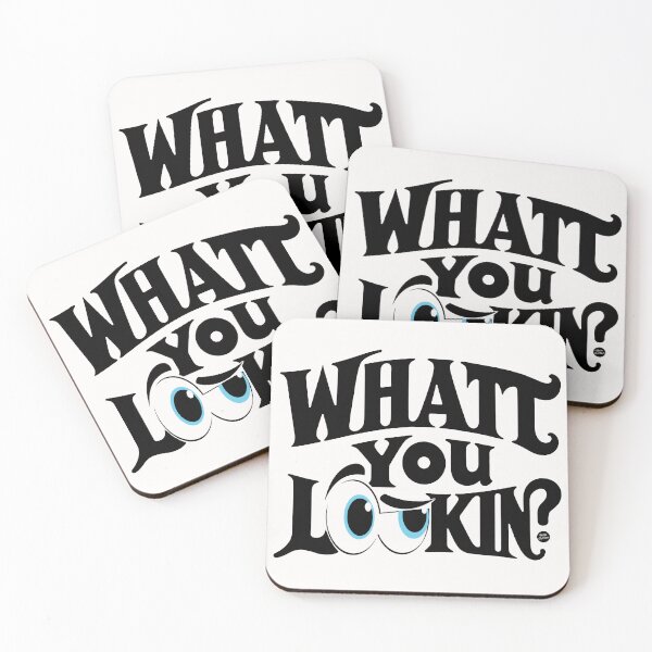 Item preview, What You Looking;  designed and sold by StickerApe.
