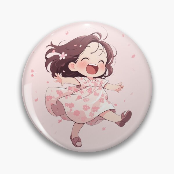 Item preview, Chica corriendo con vestido de flores | Imprimir designed and sold by Unrooted.