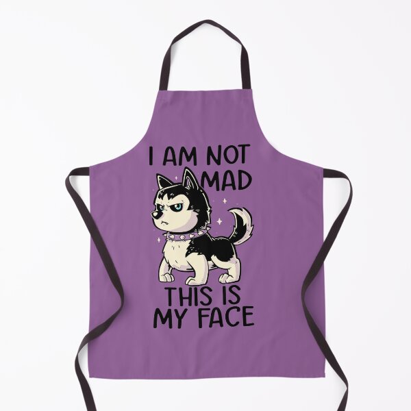 Item preview, Am Not Mad This is My Face - Cute Grumpy Dog Sarcasm Gift designed and sold by koalateess.