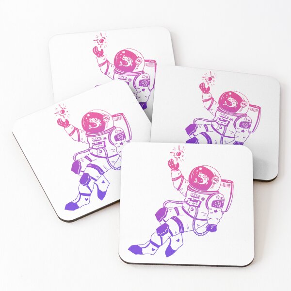 Item preview, Astronautical: fish in a spacesuit (light bi) designed and sold by TheDoodlemancer.
