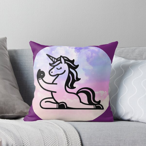 Item preview, Unicorn Doing Yoga designed and sold by theartfulaspie.