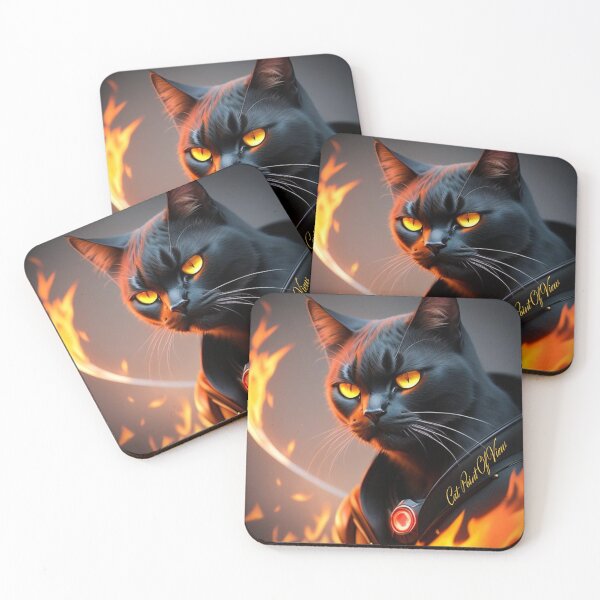 Item preview, Cat's Burning Eyes designed and sold by CatPointOfView.