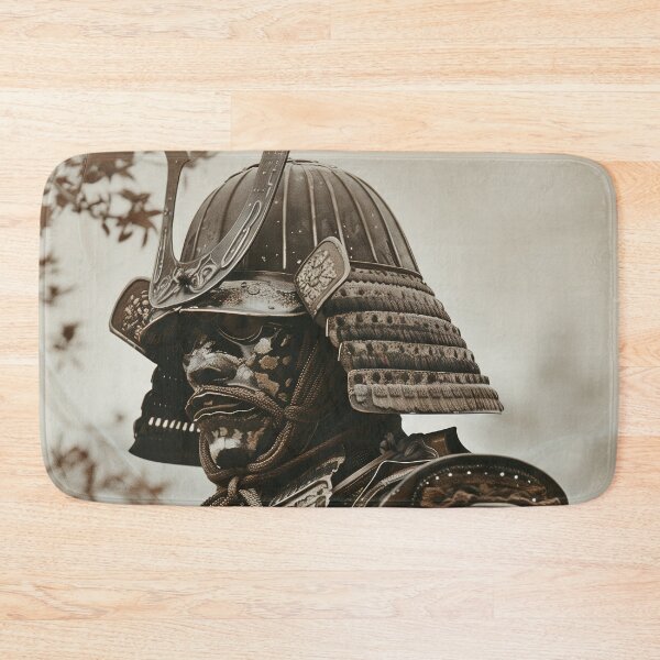 Item preview, Soulful Samurai: Detailed Portrait of a Warrior in Traditional Armor designed and sold by Mullet Monkey.