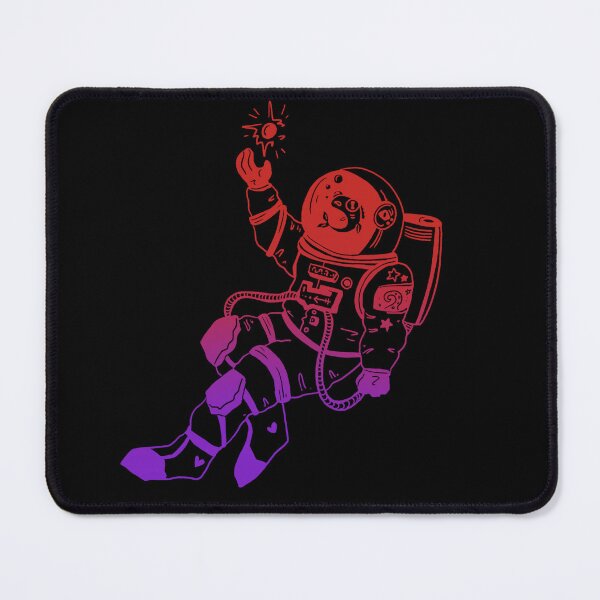 Item preview, Astronautical: fish in a spacesuit (dark retro purple and red) designed and sold by TheDoodlemancer.