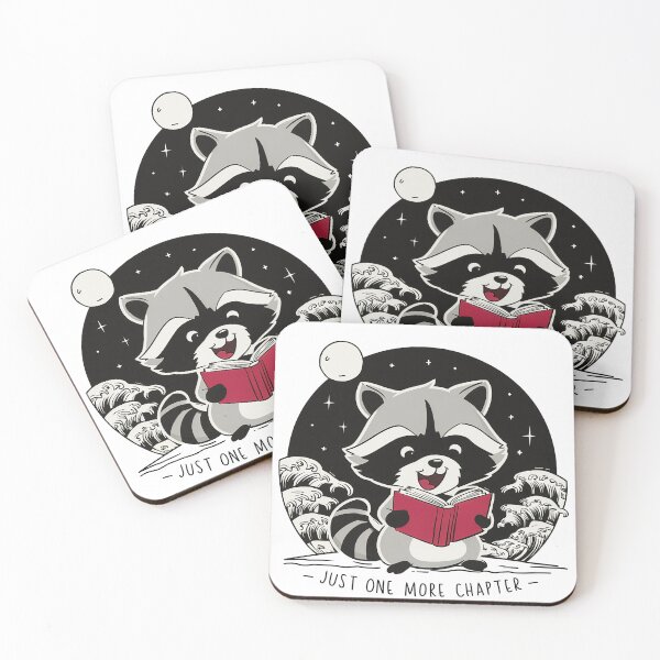 Item preview, Raccoons Bookworm Adventure designed and sold by SharpPenguin.
