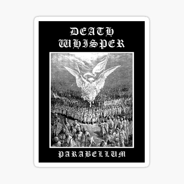 Artikel-Vorschau von Death Whisper | Parabellum Logo Weiß, designt und verkauft von deathwhisper96.