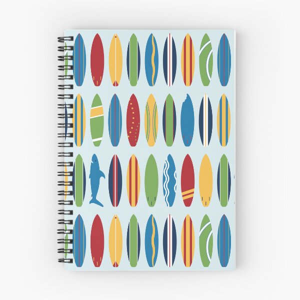 Item preview, Surfing Danger - Shark Among the Surfboards  designed and sold by VintageStyle.