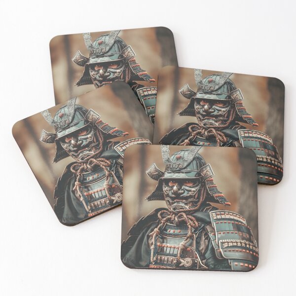 Item preview, Echoes of the Past: Detailed Portrait of a Samurai Warrior in Classic Armor designed and sold by Mullet Monkey.