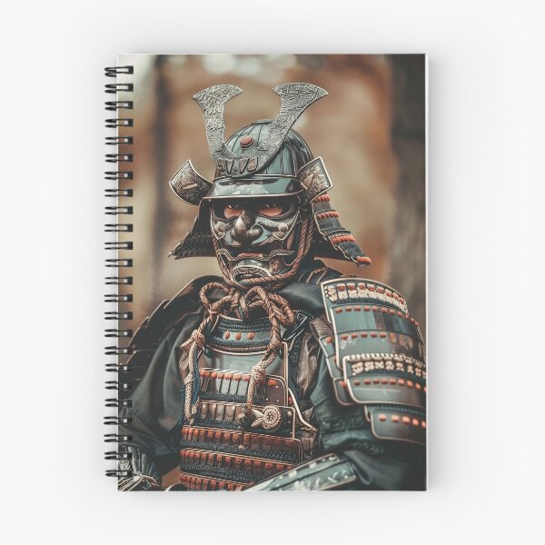 Item preview, Echoes of the Past: Detailed Portrait of a Samurai Warrior in Classic Armor designed and sold by Mullet Monkey.