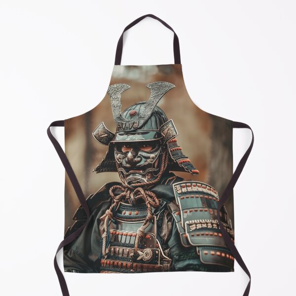 Item preview, Echoes of the Past: Detailed Portrait of a Samurai Warrior in Classic Armor designed and sold by Mullet Monkey.
