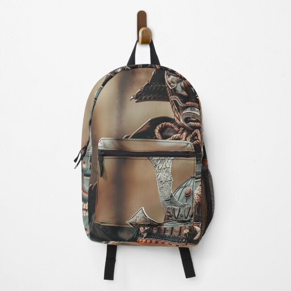 Item preview, Echoes of the Past: Detailed Portrait of a Samurai Warrior in Classic Armor designed and sold by Mullet Monkey.