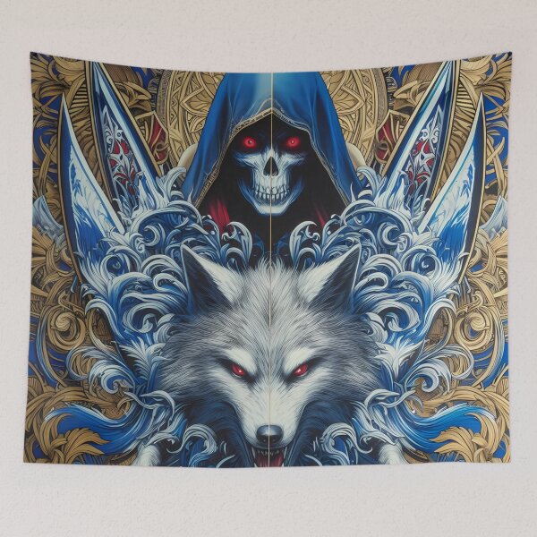 Item preview, Mystic Wolf and Grim Reaper designed and sold by aminz4.
