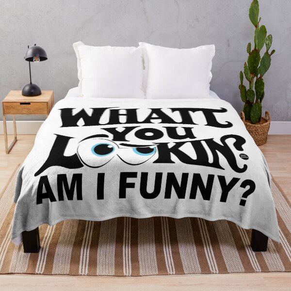Item preview, What You Looking; Am I Funny; designed and sold by StickerApe.