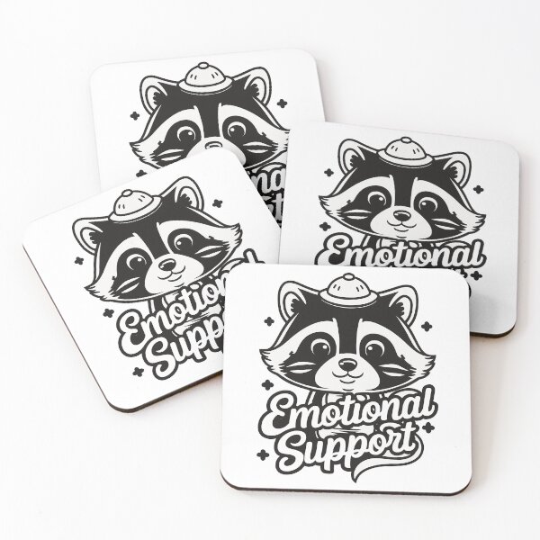 Item preview, Emotional Support Raccoon designed and sold by SharpPenguin.