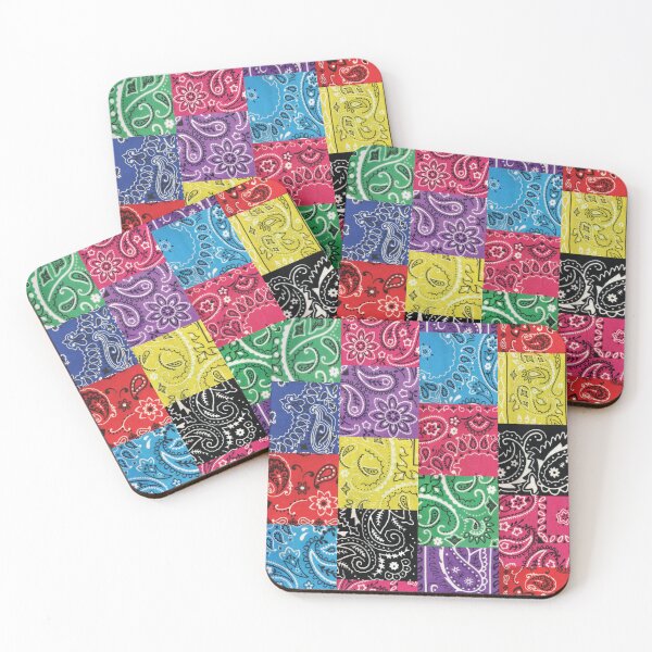 Item preview, Bandana Paisley Patchwork Boho Hippie designed and sold by VintageStyle.