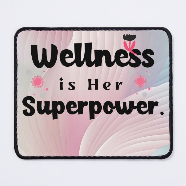 Item preview, Wellness is Her Superpower Women Wellness T-Shirt designed and sold by Printhubs123.