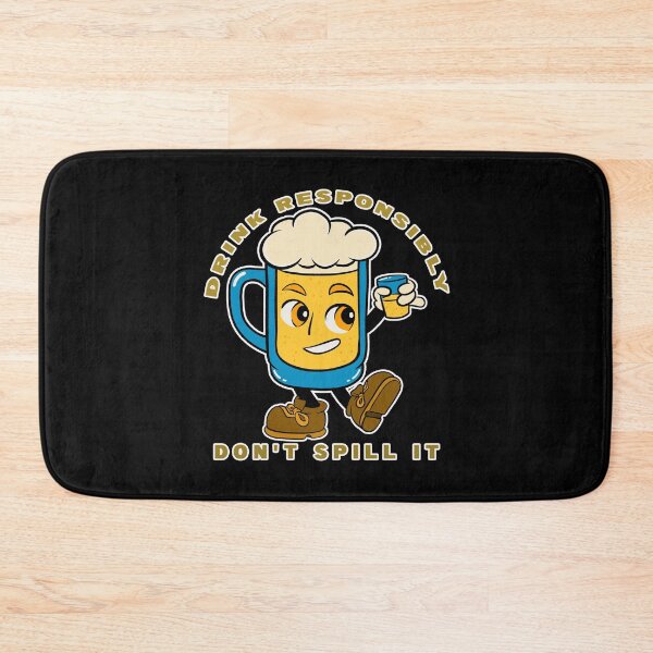 Item preview, Cheers Without Spills: Happy Beer Mug Art designed and sold by ImaginarStore.