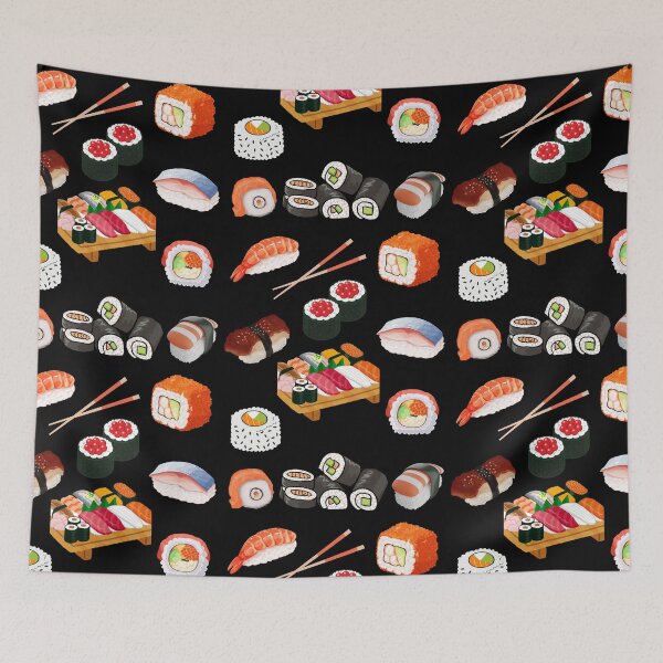 Item preview, Sushi Heaven Sashimi Nigiri Maki Sushi Rice Urimaki  designed and sold by Artography Designs.