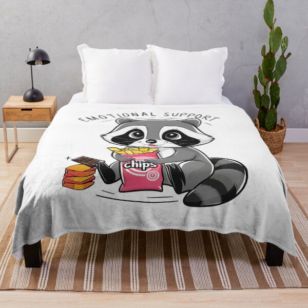 Item preview, Chips and Chills Raccoon Comfort Food Companion designed and sold by SharpPenguin.